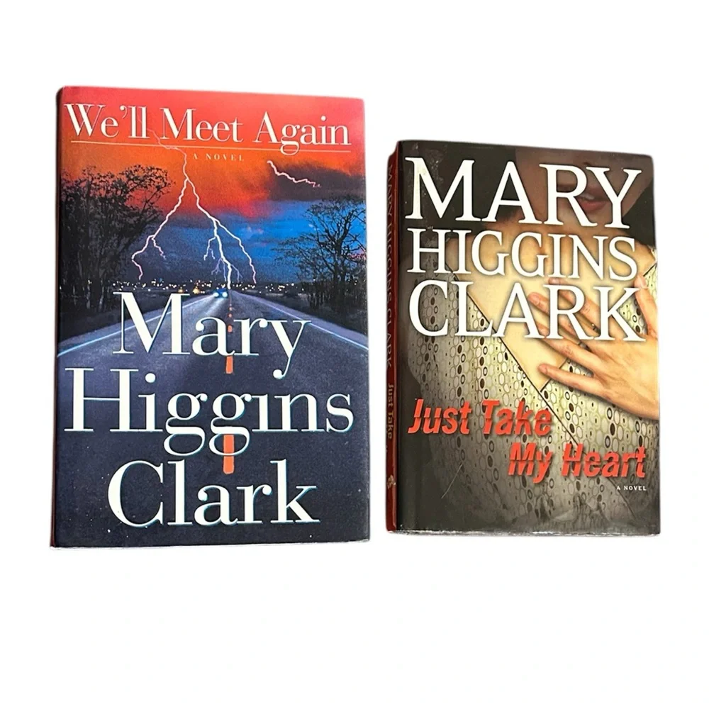 2 Hardback Mary Higgins Clark Books